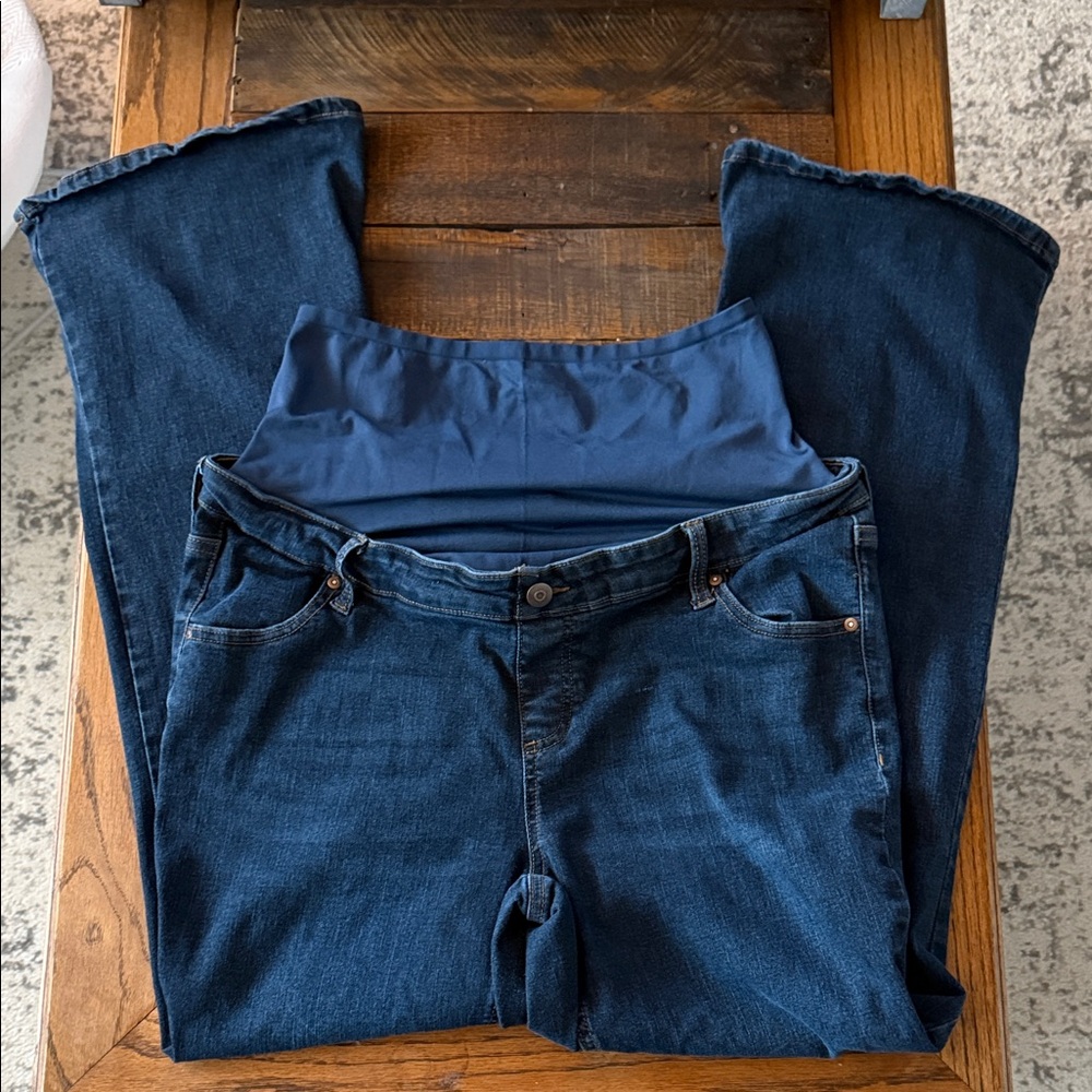 Women's Maternity Blue Jeans